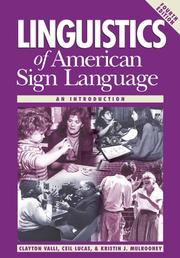 Cover of: Linguistics of American Sign Language by Clayton Valli