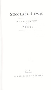 Cover of: Main Street & Babbitt