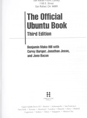 Cover of: The official Ubuntu book
