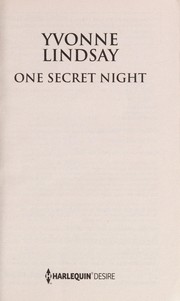 Cover of: One secret night