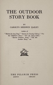 Cover of: The outdoor story book