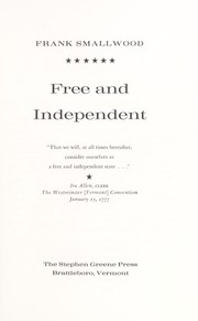 Cover of: Free and independent
