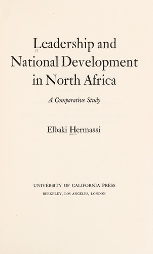 Leadership and national development in North Africa
