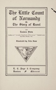 Cover of: The little Count of Normandy; or, The story of Raoul