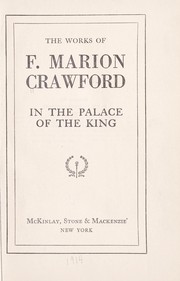 Cover of: In the palace of the king