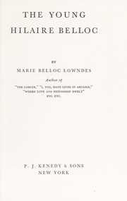 The young Hilaire Belloc by Marie Adelaide (Belloc) Lowndes