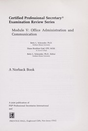 Cover of: Office Administration and Communication, Module V (Certified Professional Secretary Examination Review Series)