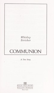 Cover of: Communion by Whitley Strieber