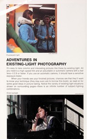 Adventures in existing-light photography by Eastman Kodak Company