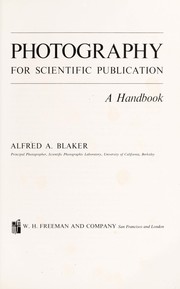 Cover of: Photography for scientific publication: a handbook