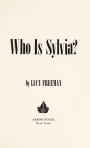 Cover of: Who is Sylvia?