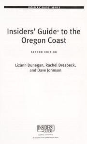 Cover of: Insiders' guide to the Oregon coast