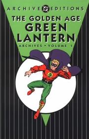 Cover of: The golden age Green Lantern archives.