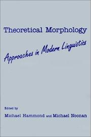 Theoretical morphology : approaches in modern linguistics