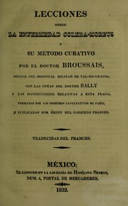 Cover of: Lecciones sobre la enfermedad colera-morbus y su m©♭todo curativo
