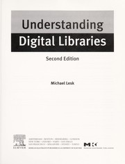 Cover of: Understanding Digital Libraries