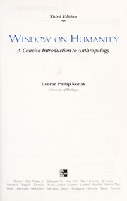 Cover of: Window on humanity: a concise introduction to anthropology