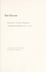 Cover of: Sun Yat-sen
