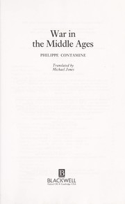 Cover of: War in the Middle Ages