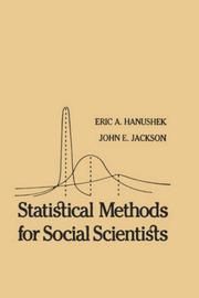 Statistics methods for social scientists