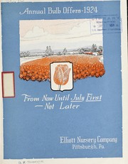 Cover of: From now until July first, not later: annual bulb offers, 1924