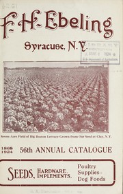 Cover of: 56th annual catalogue [of] seeds, hardware, implements, poultry supplies, dog foods