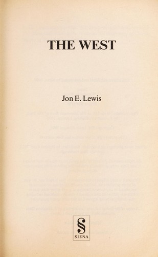 The West by Jon E. Lewis