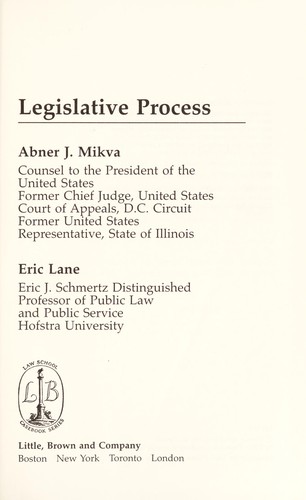 Legislative process
