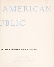 Cover of: United States; the history of a republic