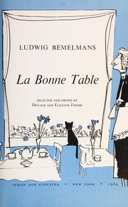 Cover of: La bonne table.