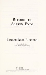 Cover of: Before the season ends