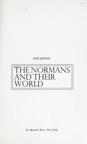 Cover of: The Normans and their world