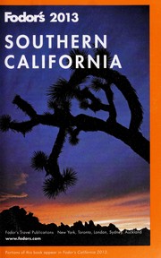 Cover of: Fodor's 2013 Southern California