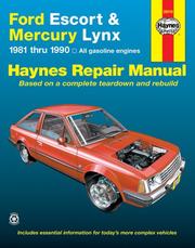 Cover of: Ford Escort & Mercury Lynx automotive repair manual by Alan Ahlstrand