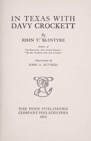 Cover of: In Texas with Davy Crockett