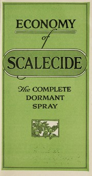 Cover of: Economy of Scalecide: the complete dormant spray