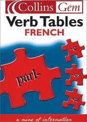 Collins gem French verb tables