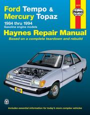 Ford Tempo & Mercury Topaz automotive repair manual by Mark Christman
