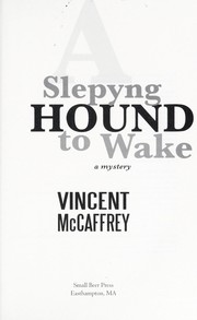 Cover of: A slepyng hound to wake: a mystery