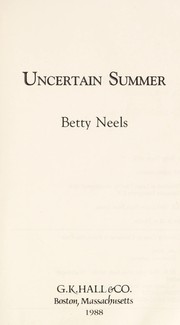 Cover of: Uncertain Summer