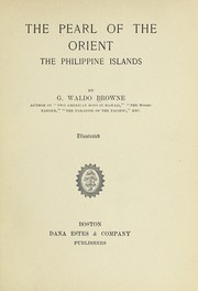 Cover of: Pearl of the Orient: the Philippine islands