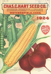 Cover of: 1924 plant Hart's seeds [catalog]