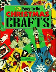 Cover of: 175 Easy-To-Do Christmas Crafts by Sharon Dunn Umnik