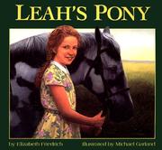 Cover of: Leah's Pony by Elizabeth Friedrich