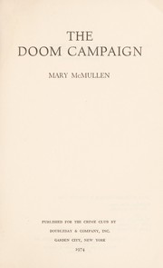 Cover of: The doom campaign.