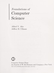 Cover of: Foundations of computer science