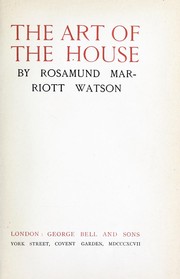 Cover of: The art of the house