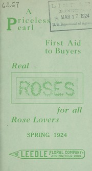 Cover of: Real roses for all rose lovers: spring 1924