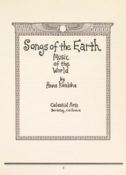 Cover of: Songs of the earth : music of the world
