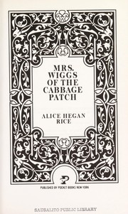 Cover of: Mrs. Wiggs of the Cabbage Patch
